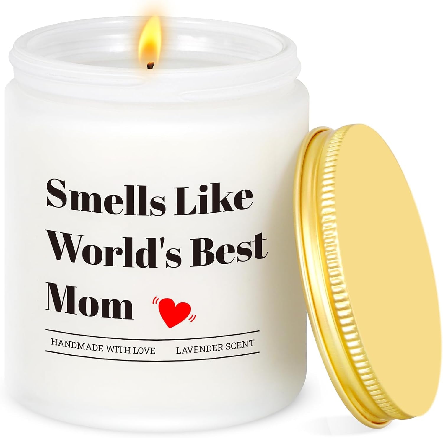 Gifts for Mom from Daughter Son - Funny Christmas & Thanksgiving Day & Mothers Day Gifts Ideas for Mom-Best Mom Gifts Unique Birthday Gifts for Mom-New Mom Gifts for Women-Lavender Candles (7Oz)