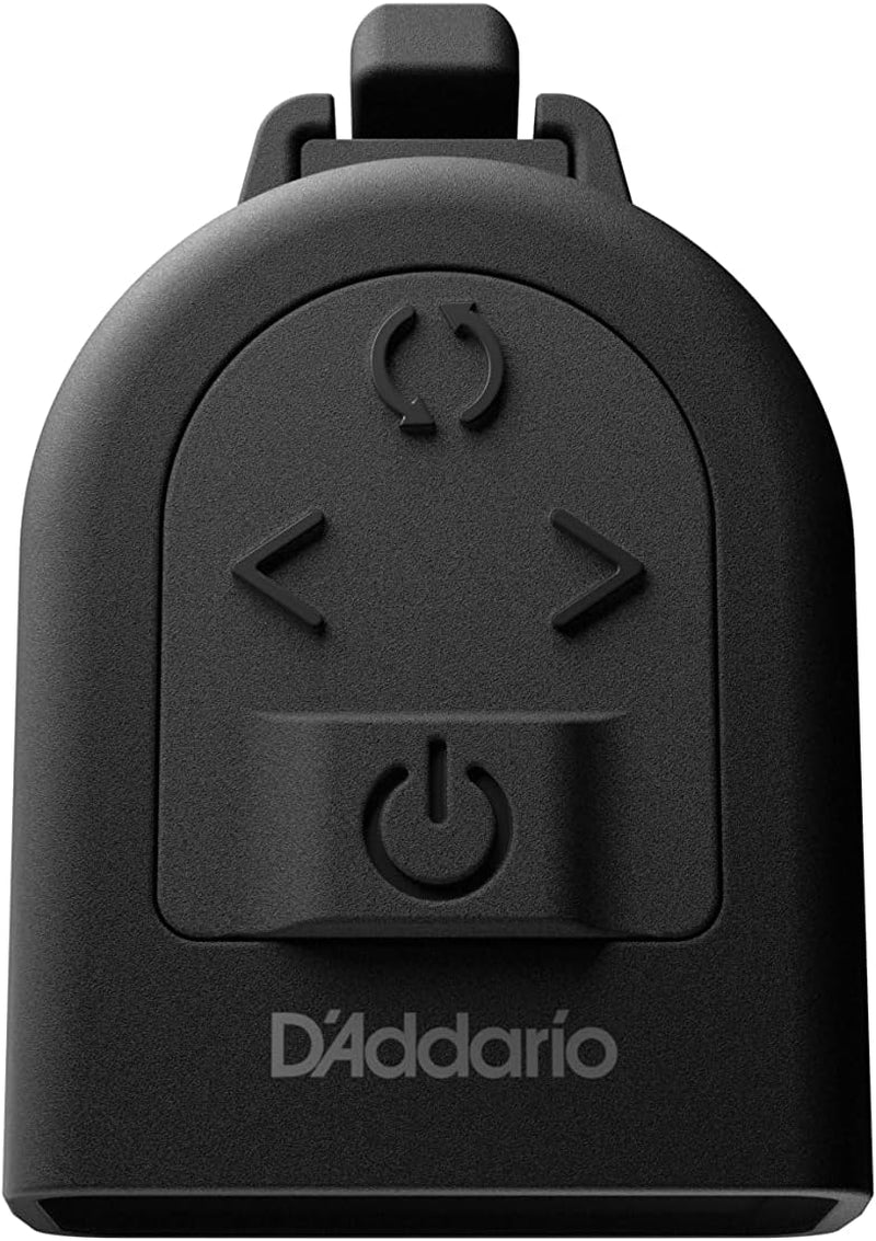 D'Addario Accessories Guitar Tuner - Micro Headstock Tuner - Tuner for Acoustic Guitar, Electric Guitar, Bass Guitar, Mandolin, Banjo, Ukelele - Compact & Discrete - Clip on - 1 Pack