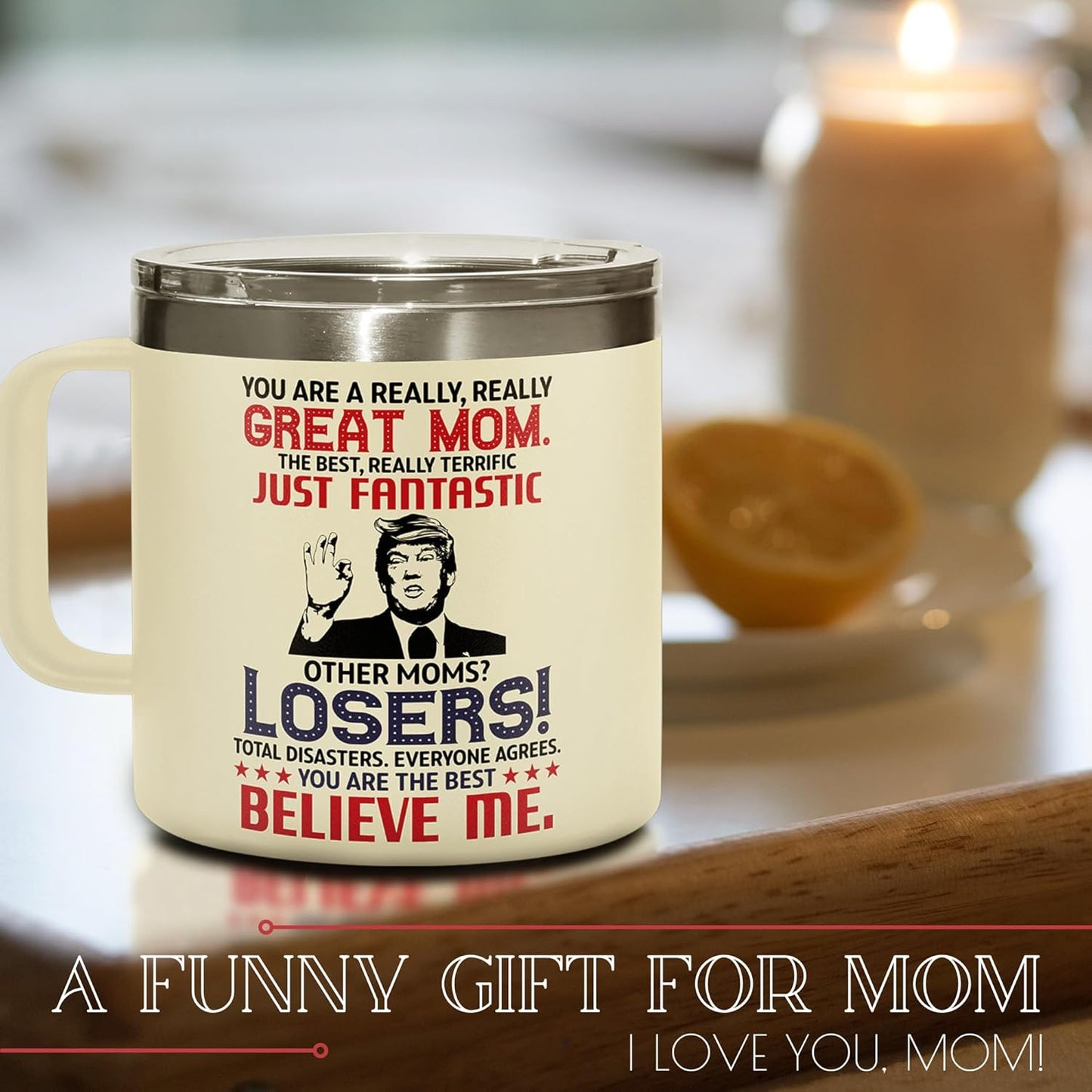 Gifts for Mom from Daughter Son - Mom Gifts for Christmas, Christmas Gifts for Mom, Mom Birthday Gifts, Birthday Gifts for Mom, Mother Birthday Gifts - New Mom Gifts for Women - 14 Oz Coffee Mug