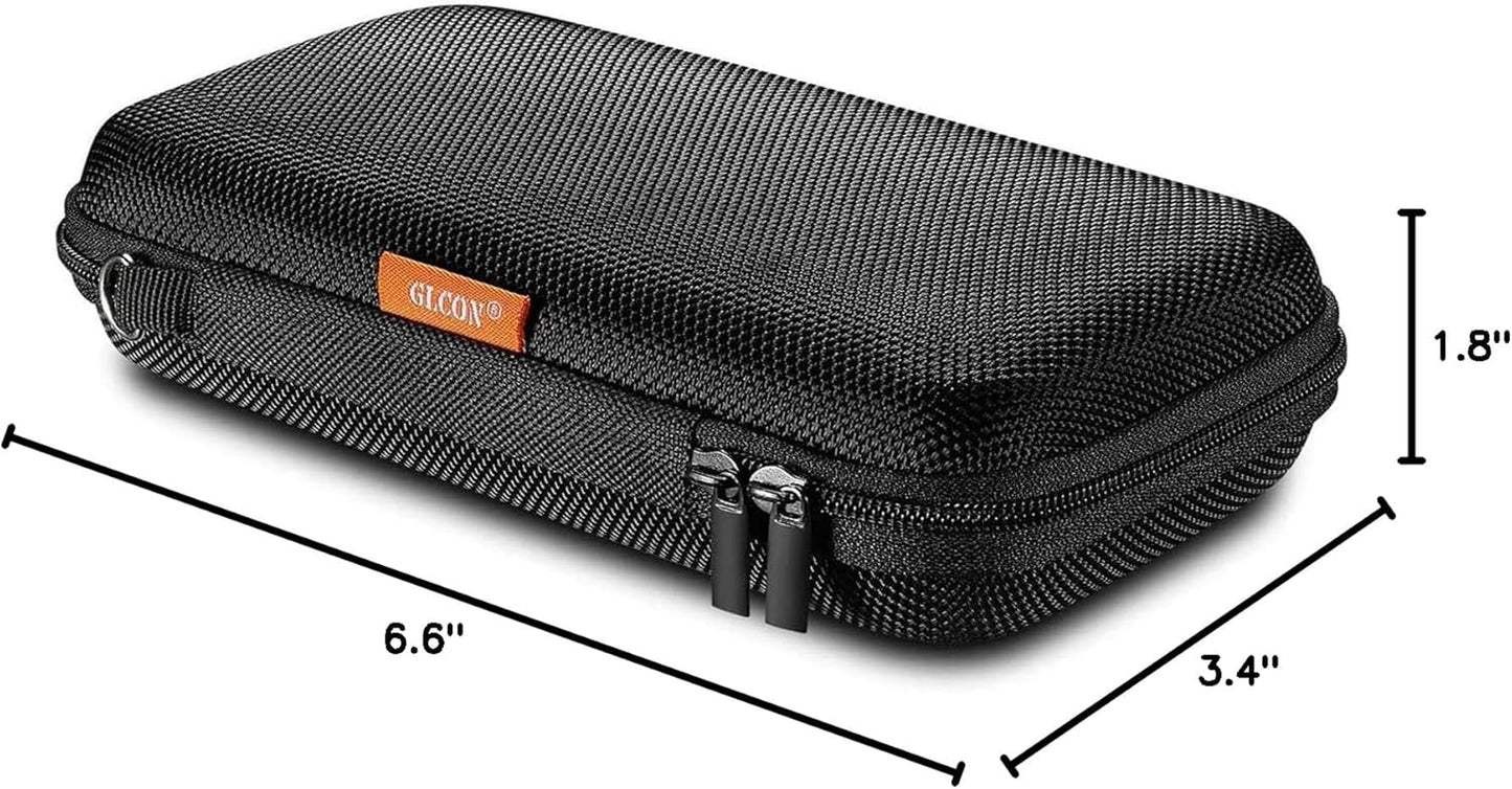 Portable Protection Hard EVA Case for External Battery,Cell Phone,Gps,Hard Drive,Usb Charging Cable,Carrying Bag Mesh Inner Pocket,Zipper Enclosure,Universal Travel Pouch Bag