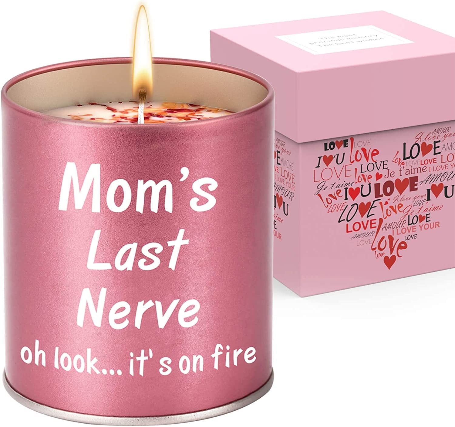 Mothers Day Gifts for Mom Gifts from Daughter Son Kids Gifts Ideas Mom Birthday Gifts Stocking Stuffers Christmas Presents for Mom Great Funny Mom Gifts for Mom, 9Oz Scented Candles