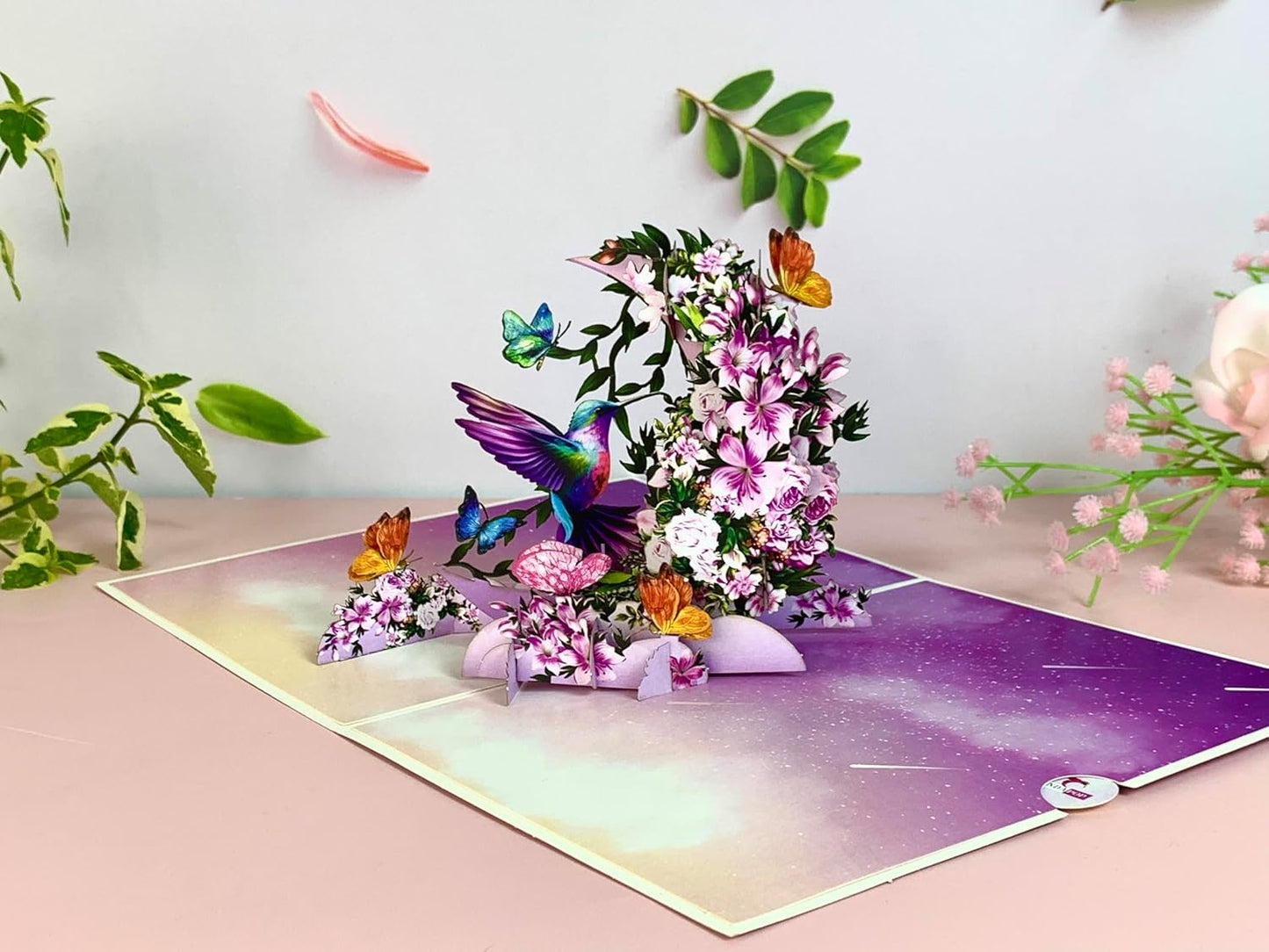 Mothers Day Pop up Card, Hummingbird Birthday Card, Pop up Birthday Cards for Women, Wife, Mom, Daughter, Grandma, Mother'S Day Card, 3D Pop up Birthday Card