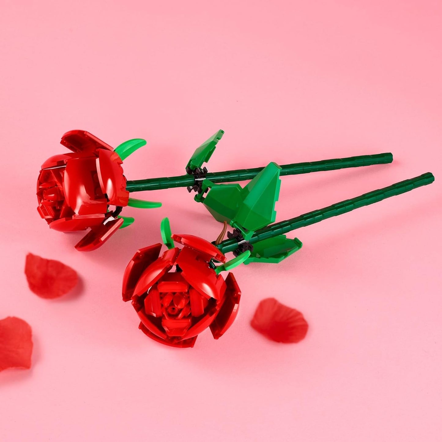 Roses - Building Toy for Kids, Girls & Boys, Ages 8+ - Artificial, Fake Roses for Home Decor & Display - Gift for Valentines Day for Her & Him - 40460