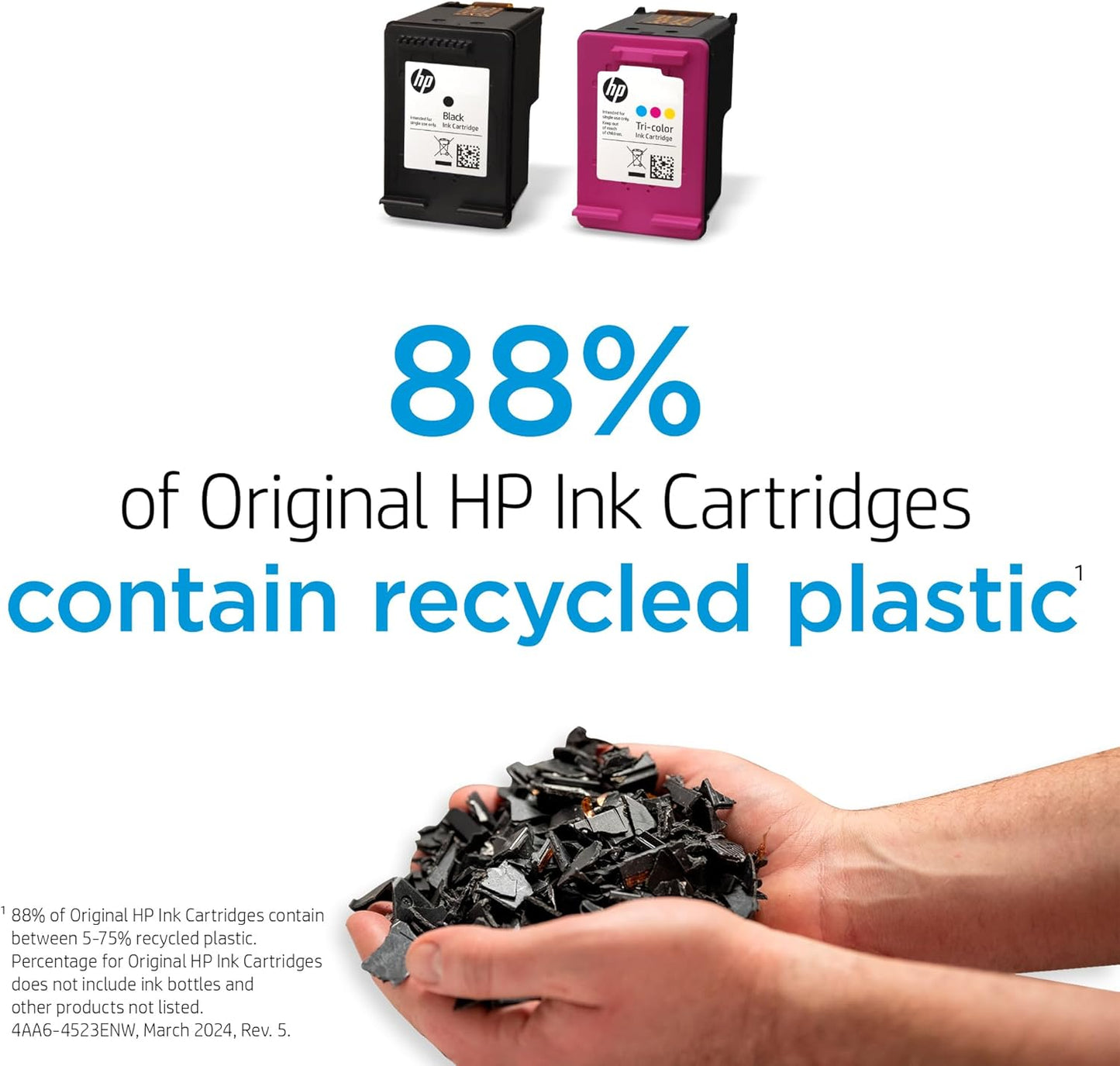 61 Black Ink Cartridge | Works with Deskjet 1000, 1010, 1050, 1510, 2050, 2510, 2540, 3000, 3050, 3510; ENVY 4500, 5530; Officejet 2620, 4630 Series | Eligible for Instant Ink | CH561WN