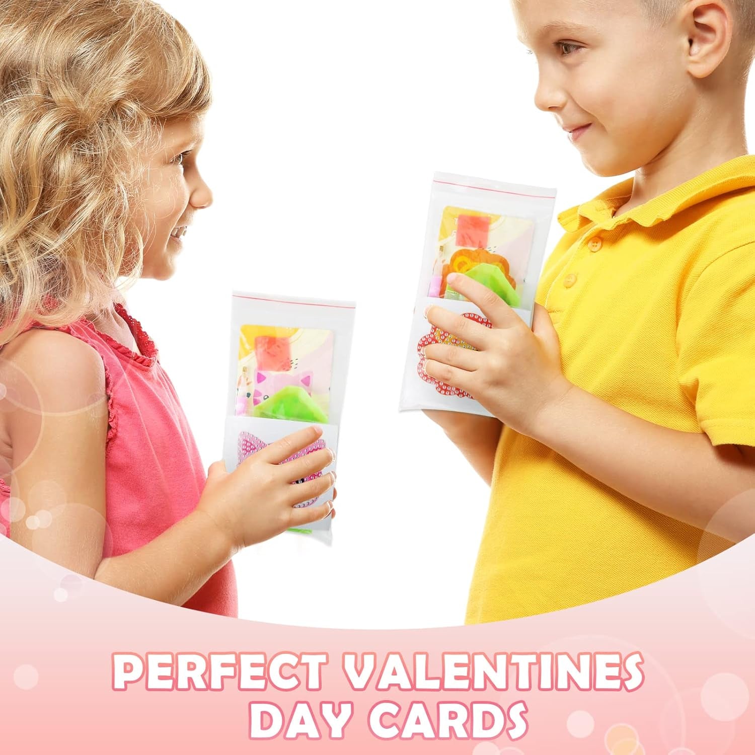 24 Pack Kid'S Valentine'S Day Cards with 5D Diamond Sticker Kits for Kids, Painting Craft Gift for Girls and Boys School Valentine Exchange Gift, Valentine'S Party Favors Supplies & Art Activity