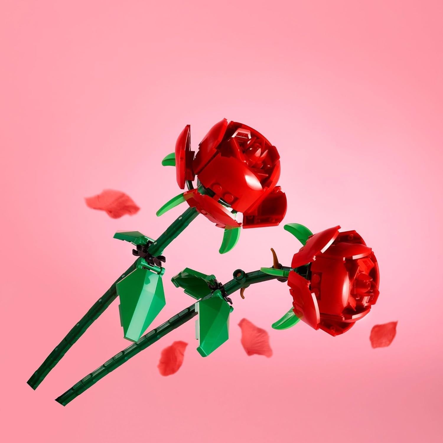 Roses - Building Toy for Kids, Girls & Boys, Ages 8+ - Artificial, Fake Roses for Home Decor & Display - Gift for Valentines Day for Her & Him - 40460