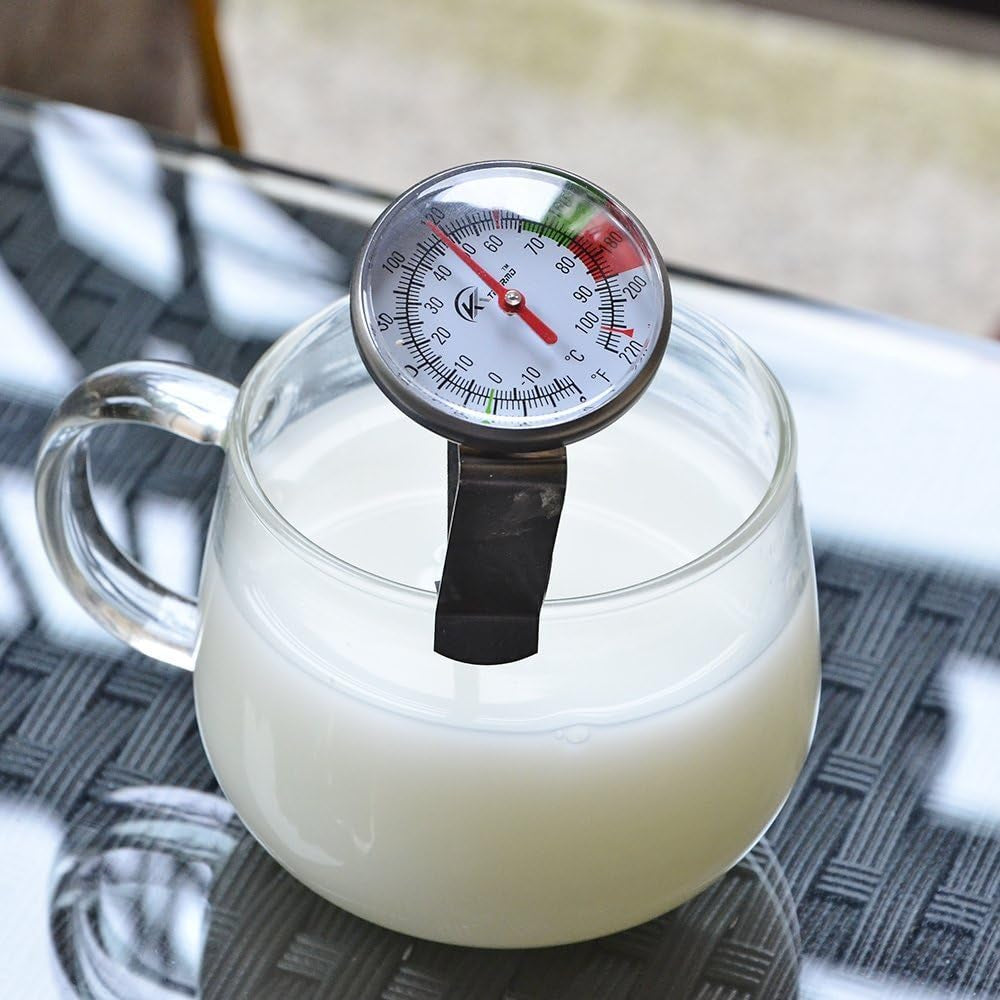 Instand Read 2-Inch Dial Thermometer,Best for the Coffee Drinks,Chocolate Milk Foam