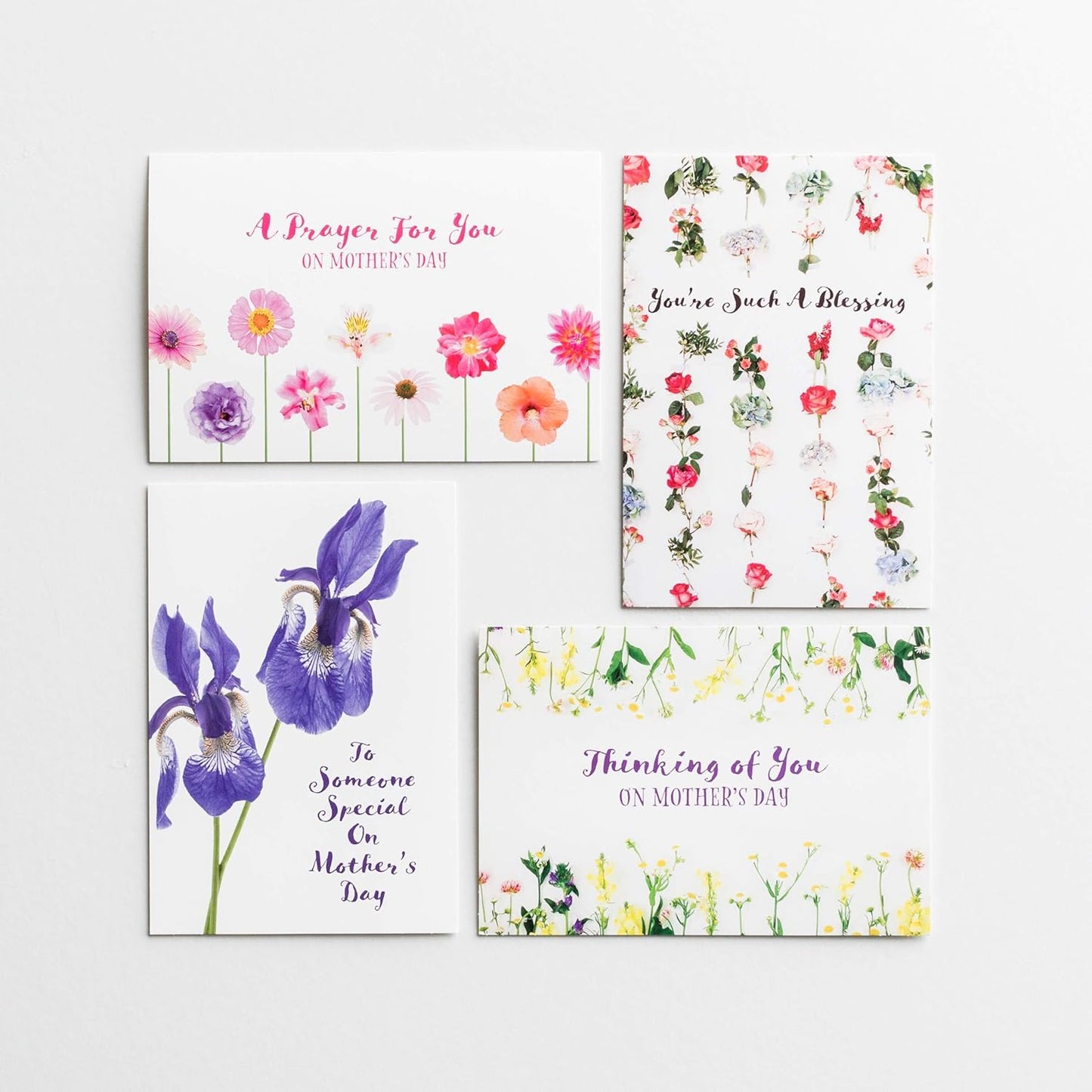 - Happy Mother’S Day – 8 Design Assortment with Scripture – 24 Floral Mother’S Day Cards & Envelopes (70925)