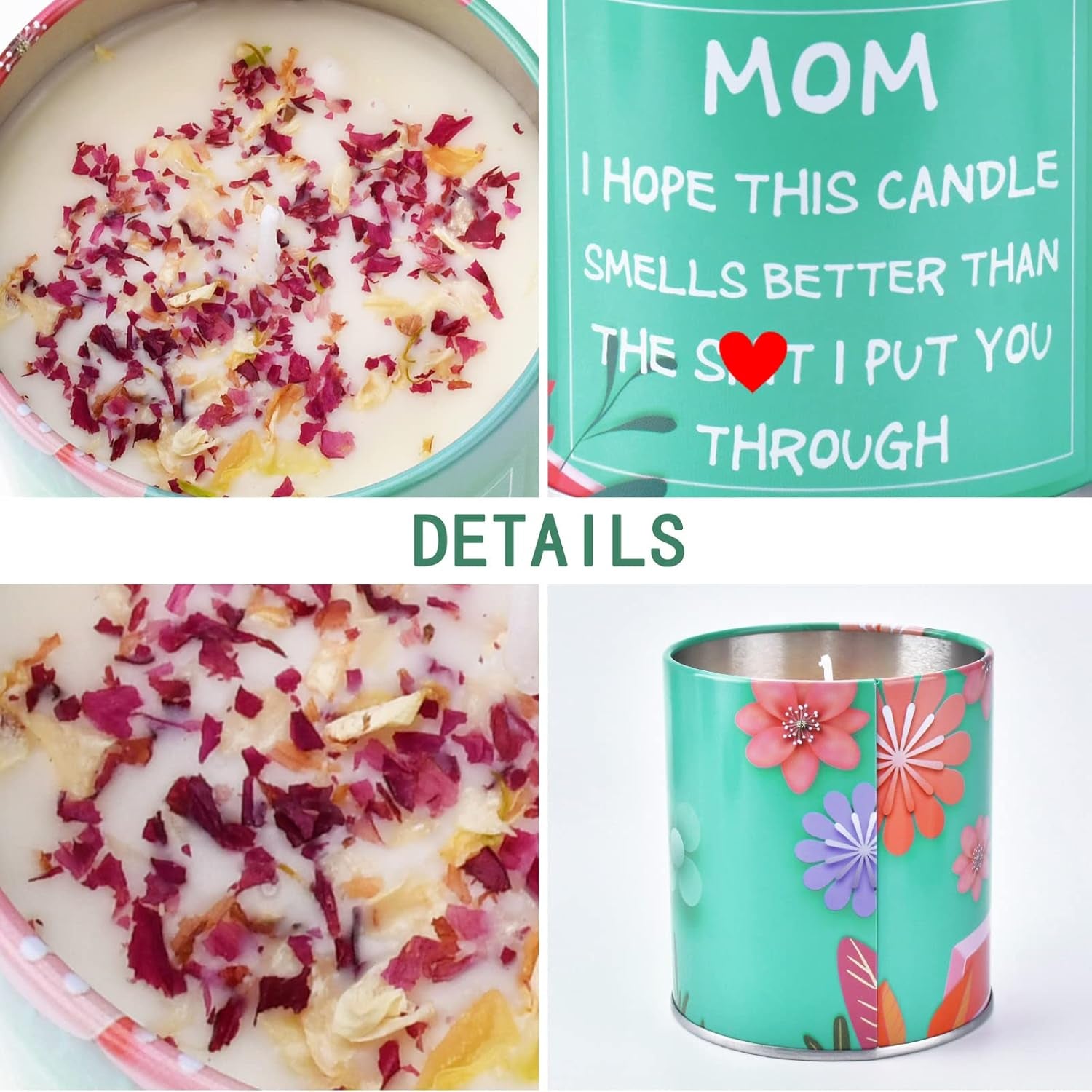 Mothers Day Gifts from Daughter Son Mom Scented Candles Funny Gifts Ideas for Mom Mothers Day Christmas Birthday Unique Gifts for Mama 9Oz