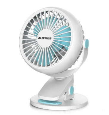 Portable Mini Desktop Fan Silent High Wind Cordless Rechargeable