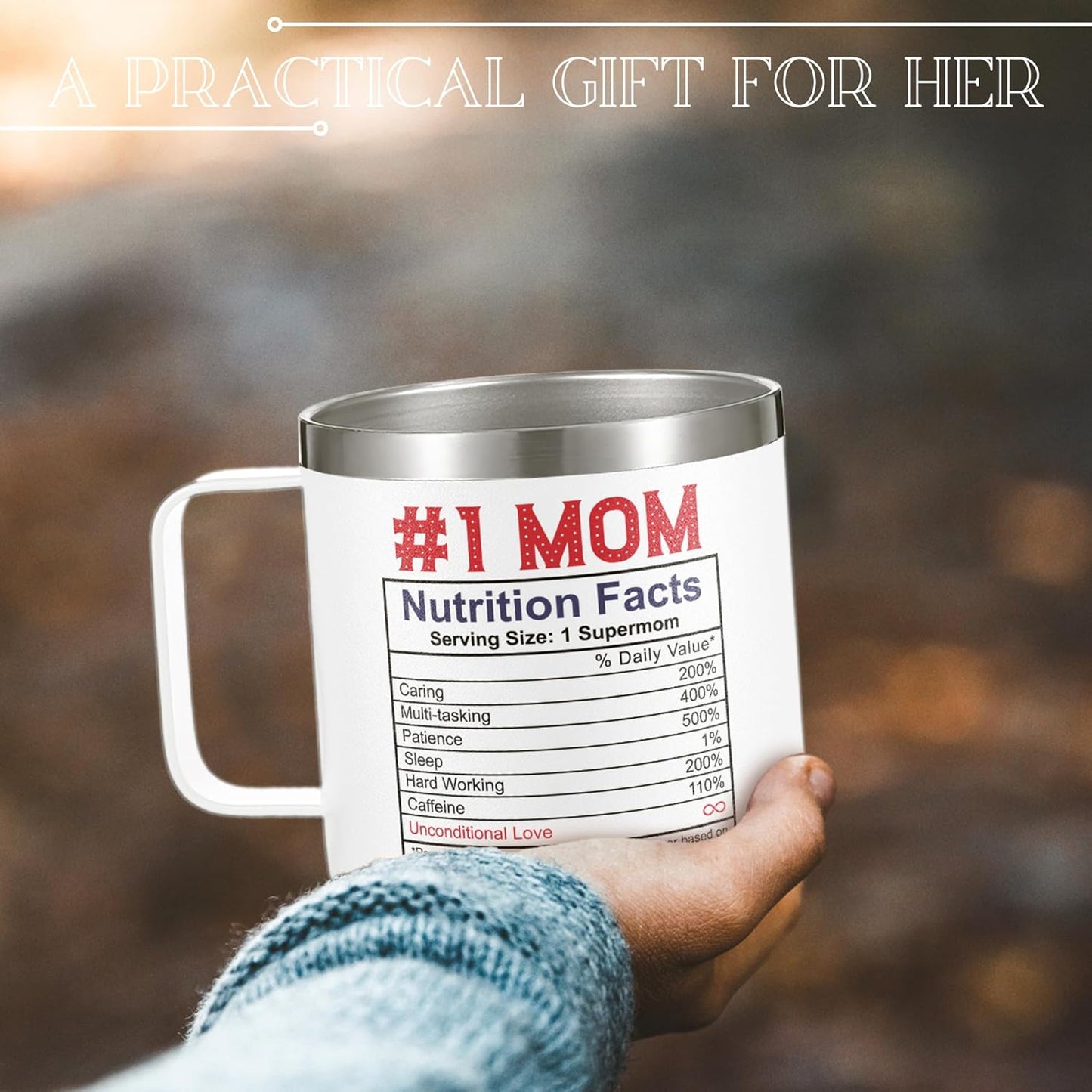 Gifts for Mom from Daughter Son - Mom Birthday Gifts, Valentines Day Gifts for Mom, Mothers Day Gifts - Mom Gifts for Christmas, Christmas Gifts for Mom - New Mom Gifts for Women - 14 Oz Mug