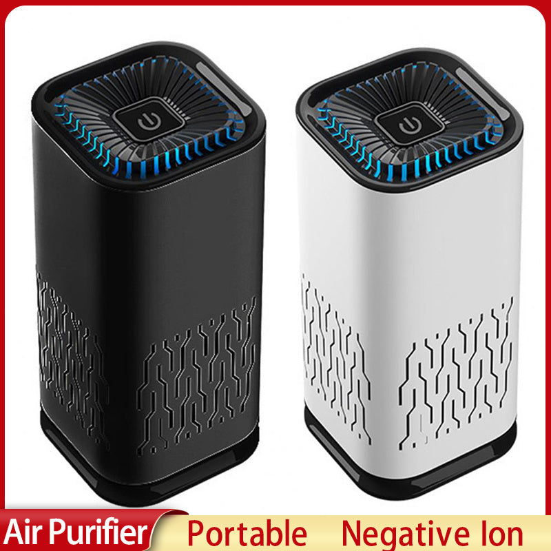 Car Air Purifier Portable Negative Ion Generator Remove Formaldehyde Dust