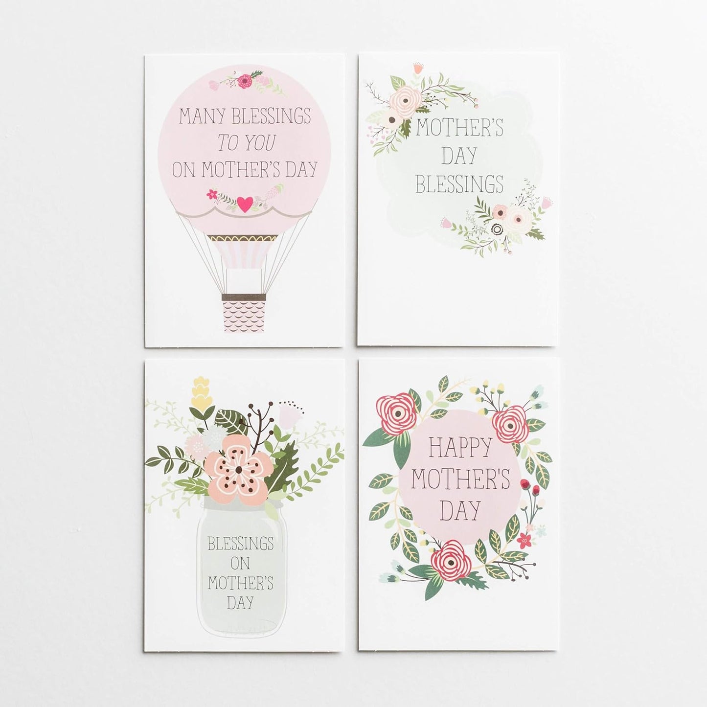 - Happy Mother’S Day – 8 Design Assortment with Scripture – 24 Floral Mother’S Day Cards & Envelopes (70925)