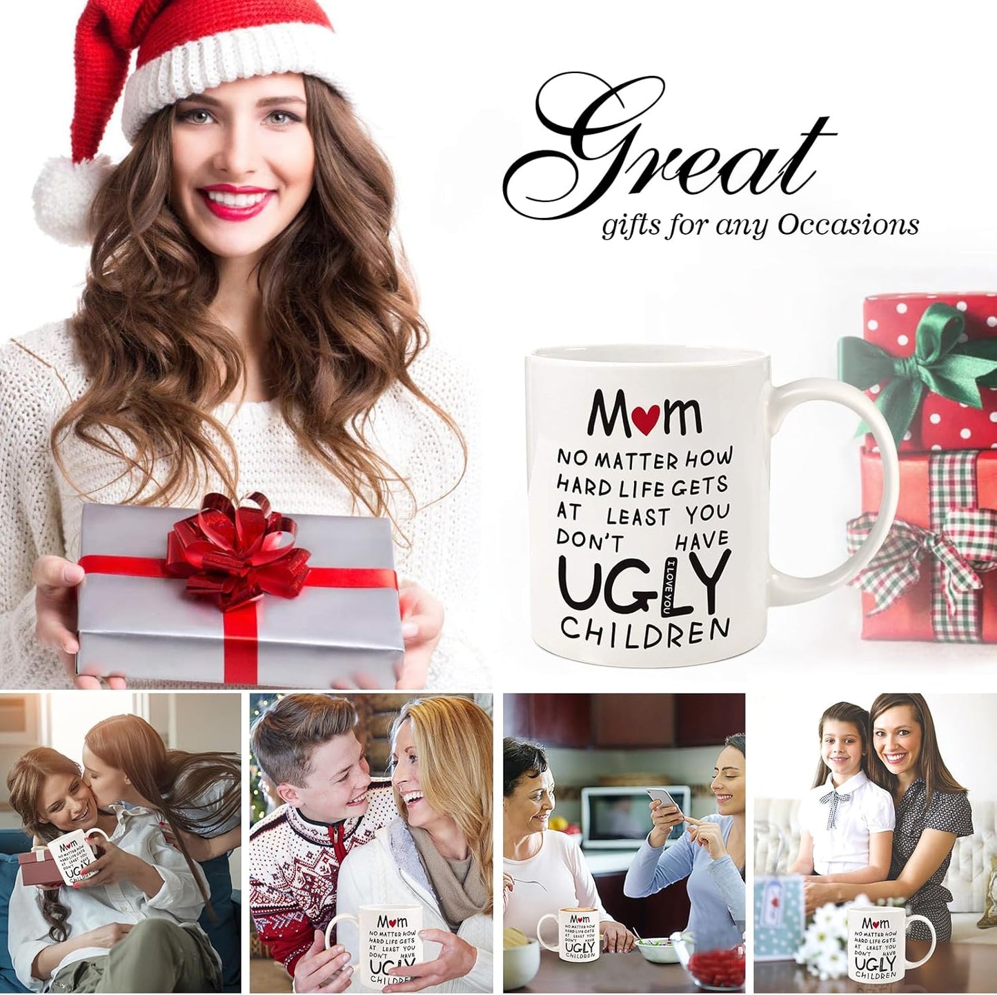 Gifts for Mom from Daughter Son,11Oz Funny Coffee Mug,Valentines Day Gifts for Mom Wife Women,Mom Birthday Gifts,Birthday Gifts for Mom,Unique Mom Gifts Ideas Mothers Day Gifts for Mom Mother in Law