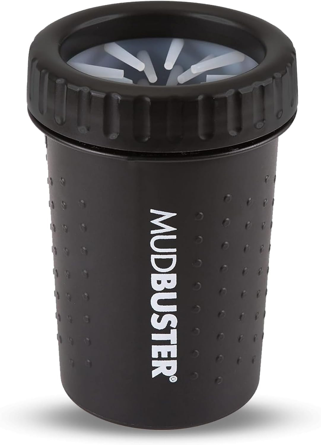 Medium Dog Paw Cleaner, Matte Black - Premium Quality Pet Supplies and Dog Accessories - Easy to Use and Clean Mudbuster for Dogs - Patented Product - BPA Free