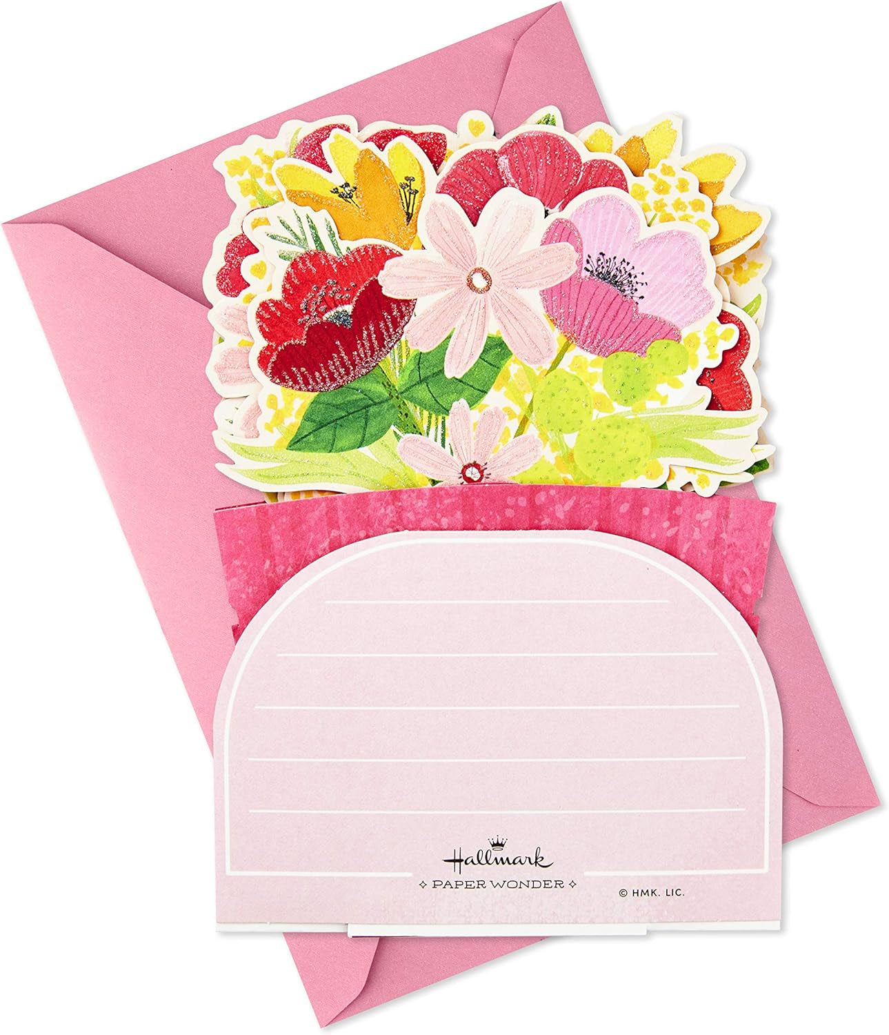 Paper Wonder Mothers Day Pop up Card (Flower Bouquet, You Deserve This Day)