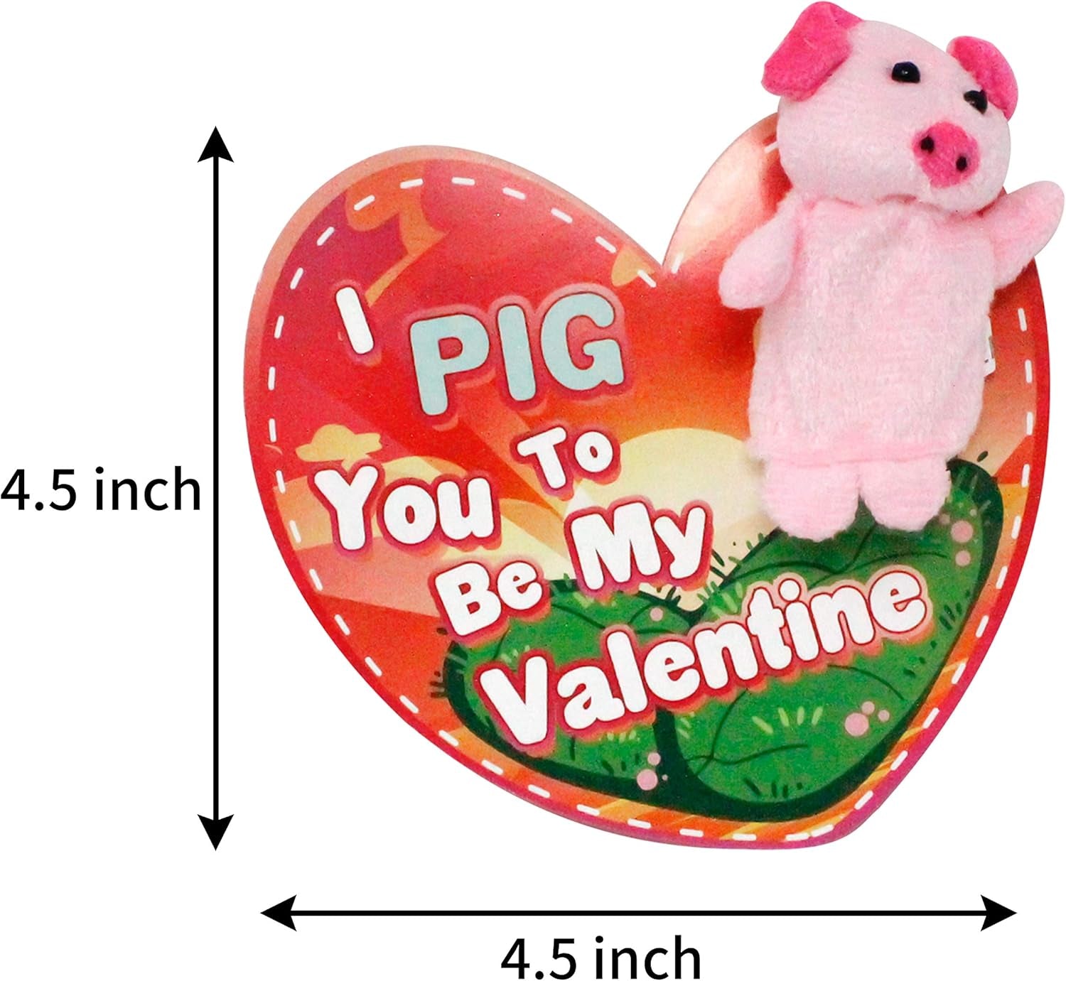 28 Packs Valentines Day Animal Finger Puppet with Gift Cards Set for Kids, Party Favor, Classroom Exchange Prizes, Valentine’S Greeting Cards, Stressrelief Hand Puppets, Holiday Reward Prizes