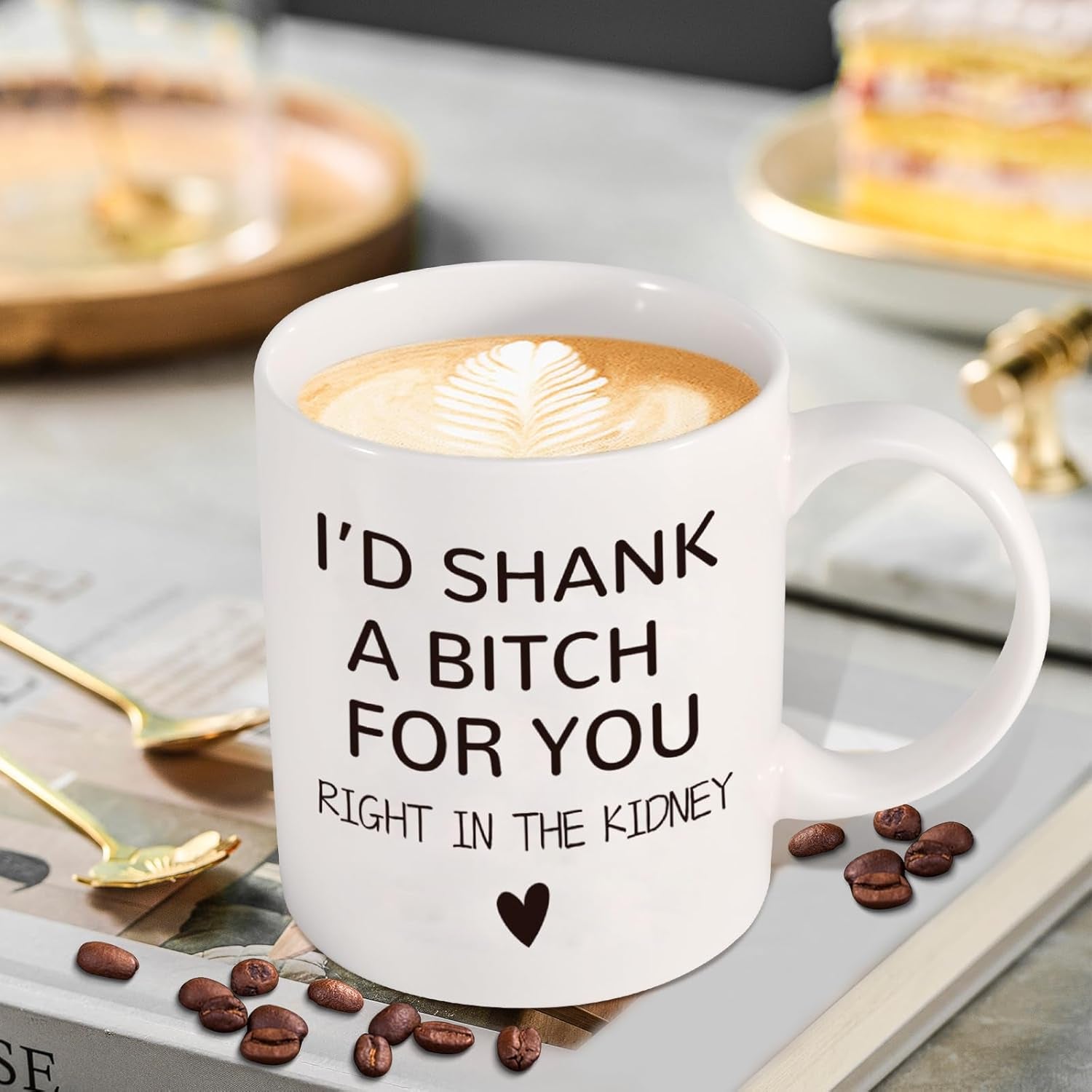 Funny Friendship Gifts for Women,11Oz Coffee Mug Gifts for Sisters Mom Grandma Wife Daughter,Sister Gifts from Sister,Birthday Mothers Day Graduation Gifts for Her Best Friend Girlfriend Besties BFF