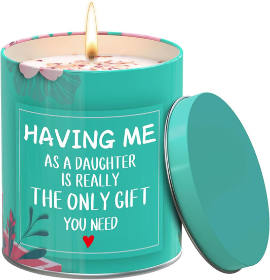 Mothers Day Gifts for Mom,Gifts from Daughter,Mom Gifts Ideas Birthday Gifts for Mom,Christmas Gifts for Mom Funny Gifts Ideas-Scented Candles 9Oz