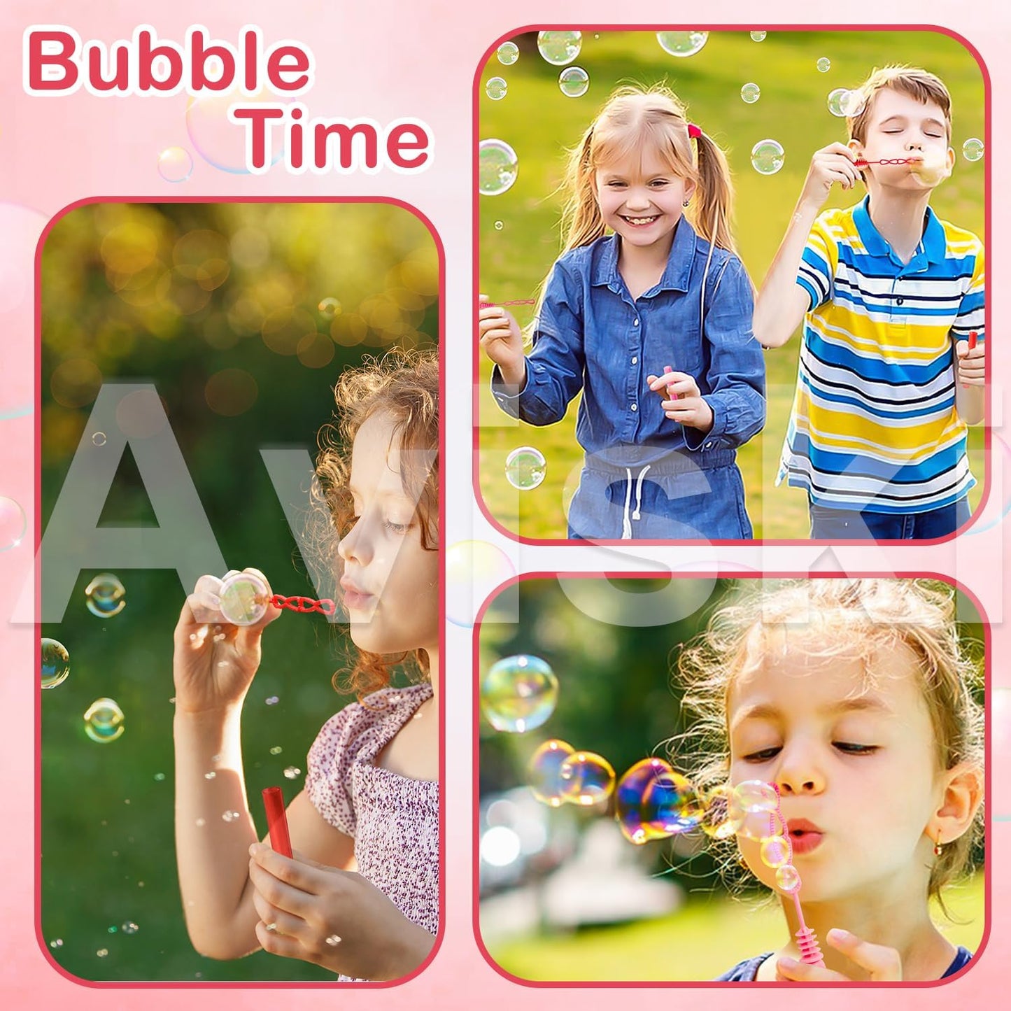 40PCS Valentines Day Bubble Wands, Mini Bubble Wands for Valentines Day Party Favors, Valentines Gift Toys for Girls Boys Kids Toddler Adults, Party Bag Stuffers Goodie Bag Filler, Classroom Prizes