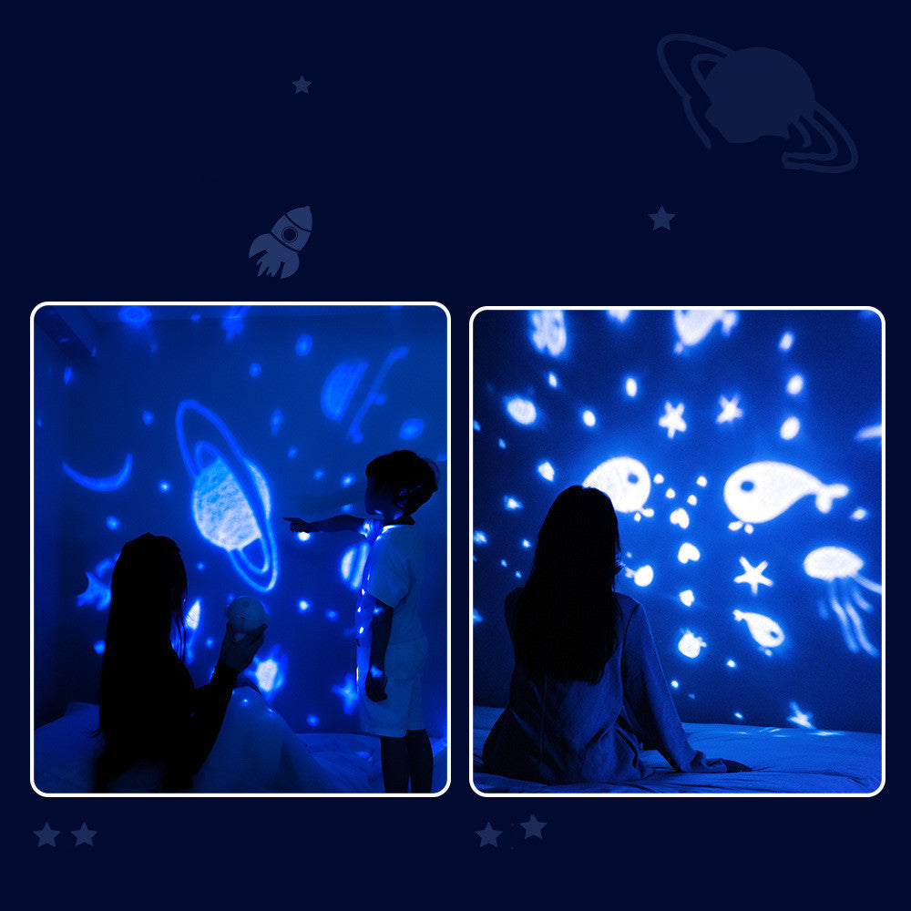 Galaxy Star Projector Starry Sky Night Light Astronaut Lamp