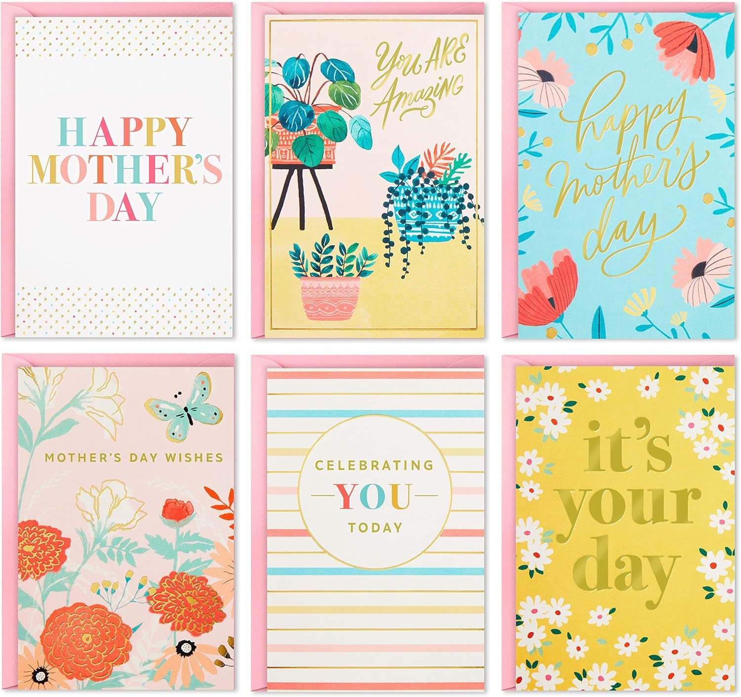 Mothers Day Cards Assortment, Mother'S Day Wishes (36 Cards with Envelopes)