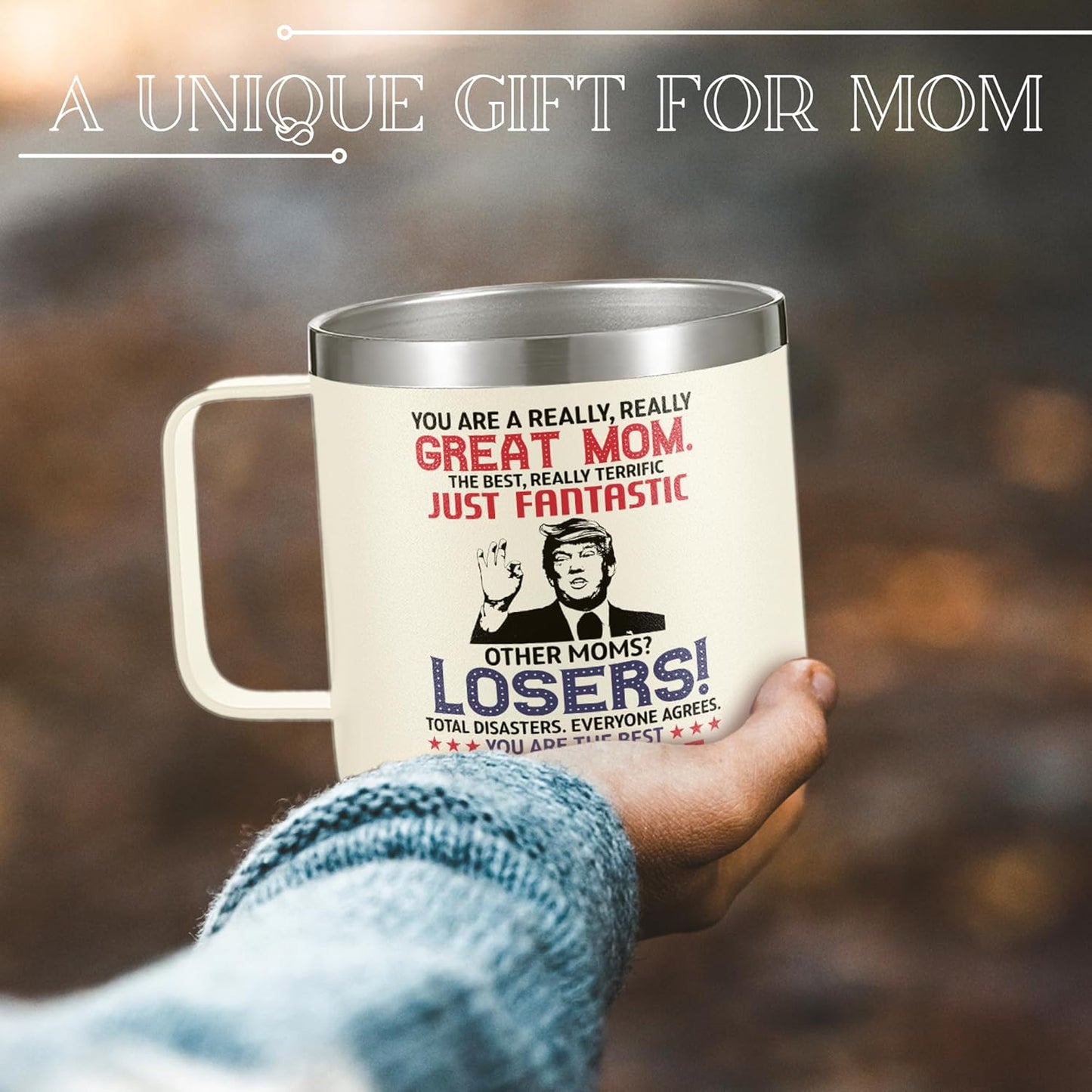 Gifts for Mom from Daughter Son - Mom Gifts for Christmas, Christmas Gifts for Mom, Mom Birthday Gifts, Birthday Gifts for Mom, Mother Birthday Gifts - New Mom Gifts for Women - 14 Oz Coffee Mug